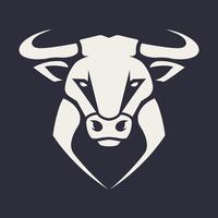 Icono de Vector de la mascota de Bull