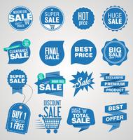 Modern sale banners and labels collection  vector