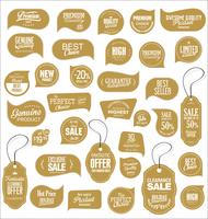 Modern badges stickers and labels collection vector