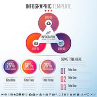 Plantilla de diseño de infografías vector