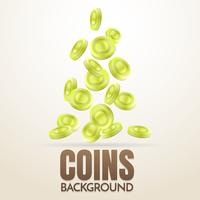 coins background template Vector