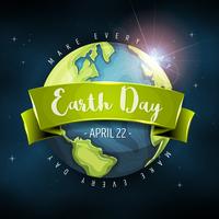 Earth Planet Background vector