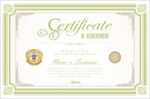 Certificate vector