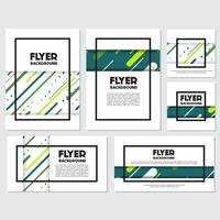 fresh background flyer style background Design Template vector