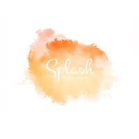 Abstract beautiful watercolor splash design vector