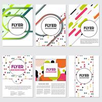 fresh background flyer style background Design Template vector