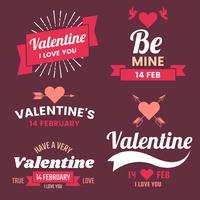 Valentine template banner Vector background for banner