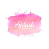 Colorful watercolor splash design background vector