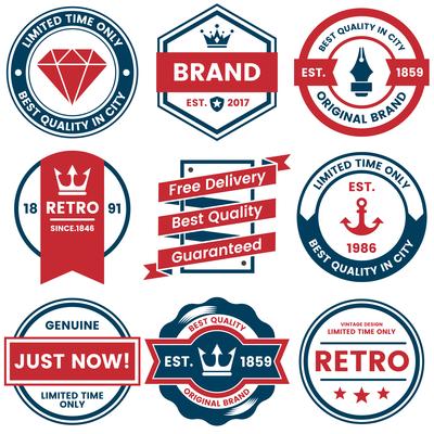 Vintage Retro Vector Logo for banner
