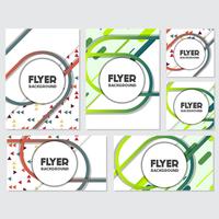 fresh background flyer style background Design Template vector