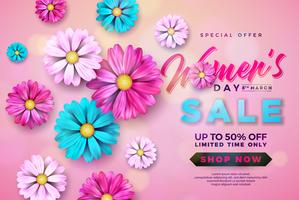 Women's Day Sale design  vector