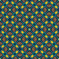 Talavera oblana Mexican seamless pattern vector