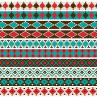 Native American border patterns graphics vector