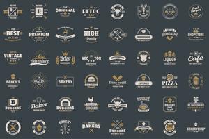 Vintage Retro Vector Logo para banner