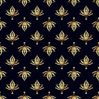 Seamless patterns of Russian motives of northern painting vector