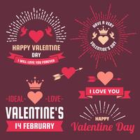 Valentine template banner Vector background for banner