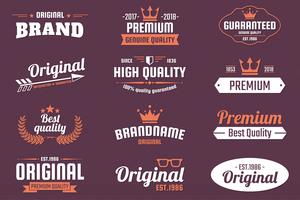 Vintage Retro Vector Logo para banner