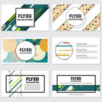 fresh background flyer style background Design Template vector