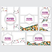 fresh background flyer style background Design Template vector