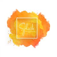 Beautiful soft splash watercolor design vector