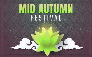 Fondo de vector de festival de otoño medio