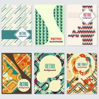 Old retro Vintage style background Design Template vector