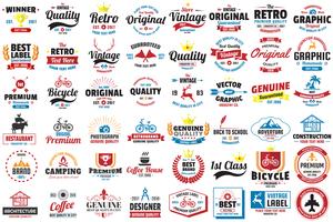 Vintage Retro Vector Logo for banner