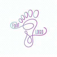 Human footprint sign icon. Barefoot symbol. Foot silhouette. vector