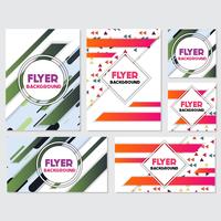 fresh background flyer style background Design Template vector