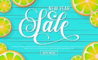 New Year sale Background Vector background