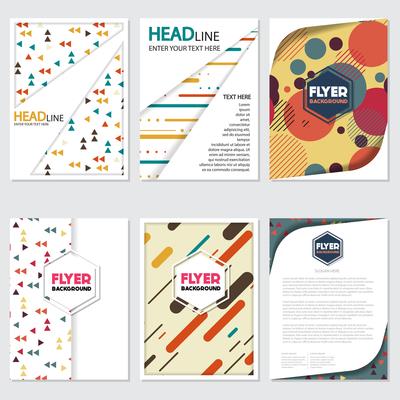 fresh background flyer style background Design Template