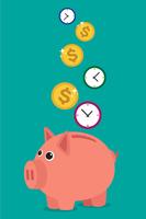 Piggy bank vector