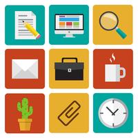 Office elements vector