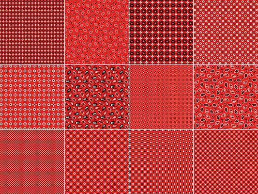 Red Bandana Patterns