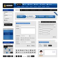 Web Design Website Element Vector. 