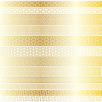 metallic gold fretwork border patterns vector