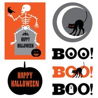 halloween graphics	 vector