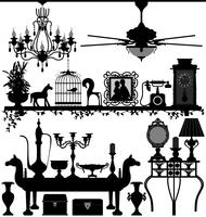 Antique Home Decoration  vector