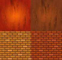 Set of Different wood brick texture