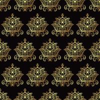 Seamless patterns of Russian motives of northern painting vector