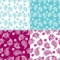 Indian National paisley ornament for cotton, linen fabrics. vector