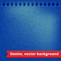 Blue Denim Texture Background vector