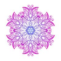 Mandala banner, Indian style. vector