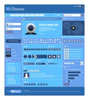 Web Design Element Template.  vector