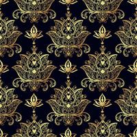 Seamless patterns of Russian motives of northern painting vector