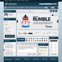 Web Design Element Template.  vector