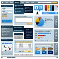 Web Design Element Template.  vector