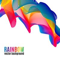 Fondo de líneas de arco iris vector