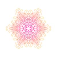 Mandala banner, Indian style. vector