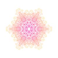 Mandala banner, Indian style. vector